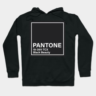 pantone 19-3911 TCX Black Beauty Hoodie